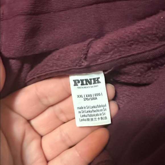 PINK Victoria's Secret Purple Hoodie - Picture 3 of 4